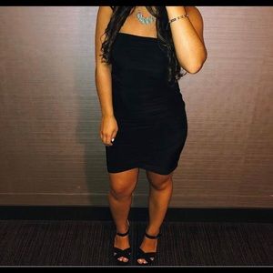 Black Strapless Dress